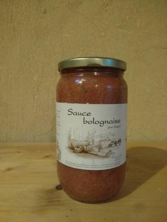 Sauce Bolognaise pur boeuf - 800 gr