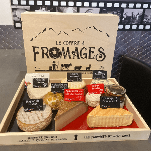 Précommande ! OFFRE NOEL ! Plateau fromage 4-5 pers (caisse bois et étiquettes comprises) livraison drive 22 Décembre!