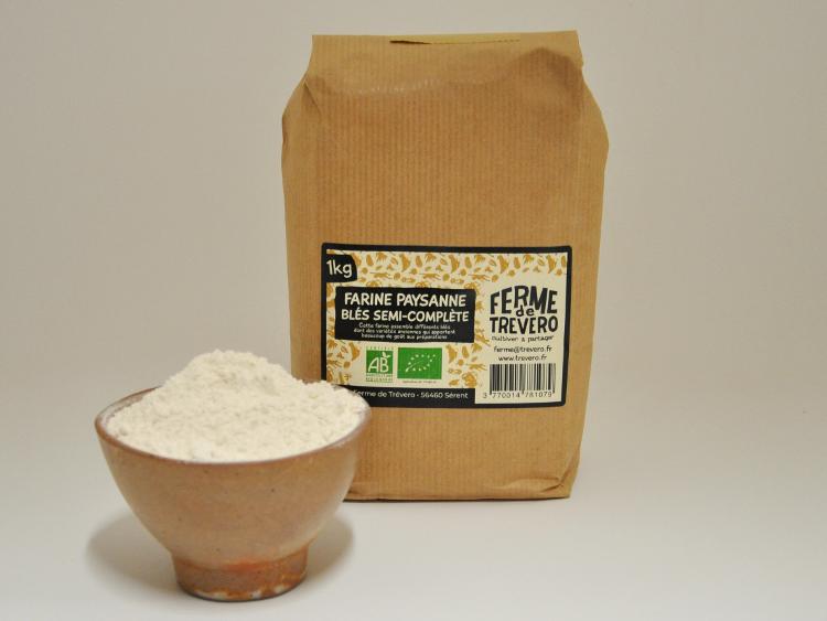 Farine de blés 1kg – Assemblage de blés comprenant des variétés anciennes