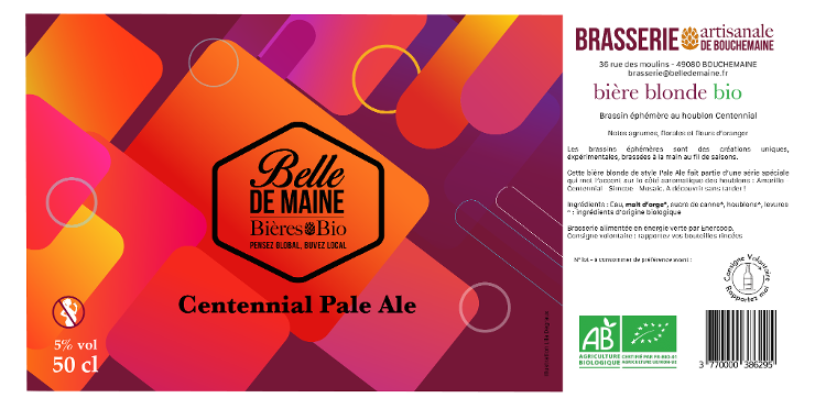 Biere Blonde "Centennial Pale Ale"