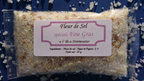 Fleur De Sel -Spéciale Foie Gras (figue et Oignon)- 50g