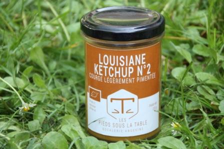 "Louisiane" - Ketchup De Courge Légèrement Pimenté-Bocalerie Angevine- retiré