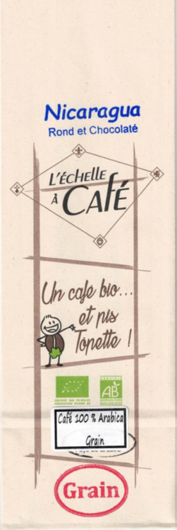 Café Tôpette Bio Nicaragua DECAFEINE - EN GRAIN - 100 % Arabica