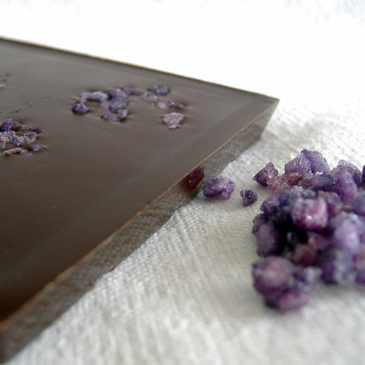 Tablette Chocolat Noir et Violette