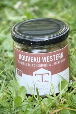 "Nouveau Western" - Tranches De Concombre À L'aigre-Doux-Bocalerie Angevine- retiré