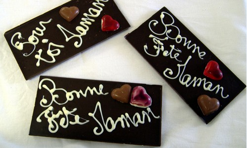 Tablette Chocolat Noir Bonne Fête Maman