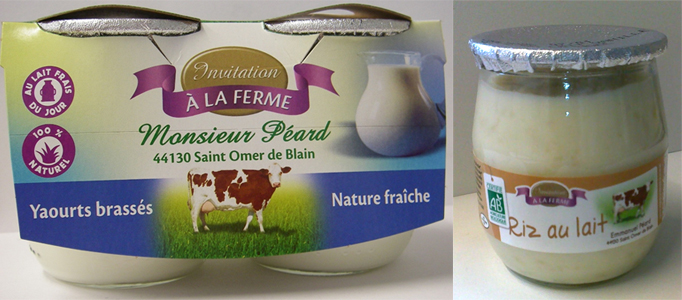 Premiers produits laitiers bio de la Ferme Péard