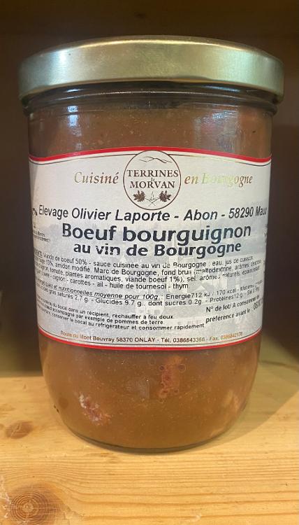 Boeuf Bourguignon au vin 750g