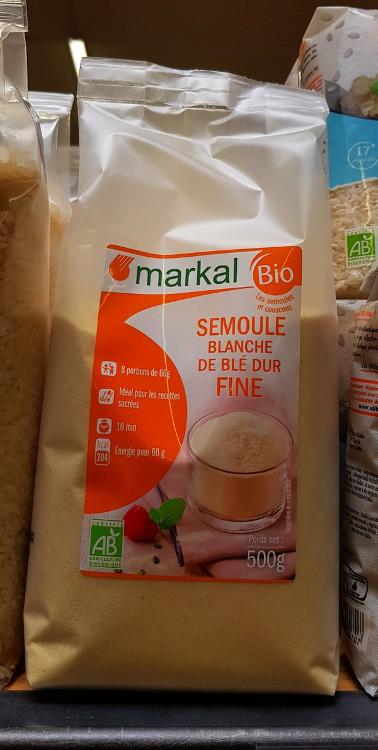 Semoule de blé dur fine - 500gr - Markal