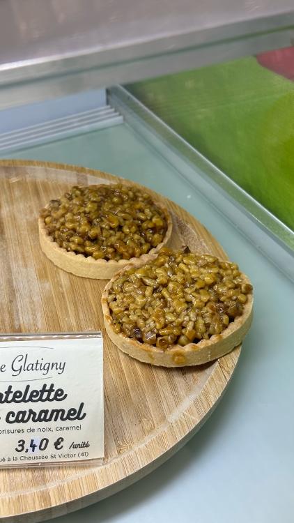 Tartelette noix / caramel - Claire Glatigny