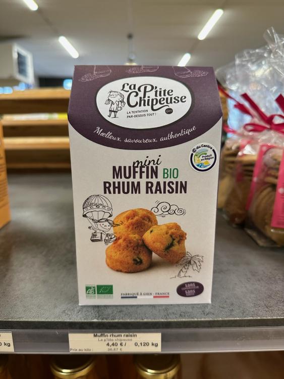 Muffin rhum raisin - LPC