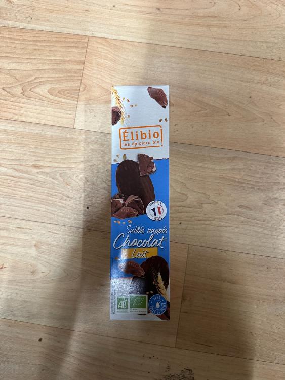 Sablés nappés chocolat au lait - Elibio