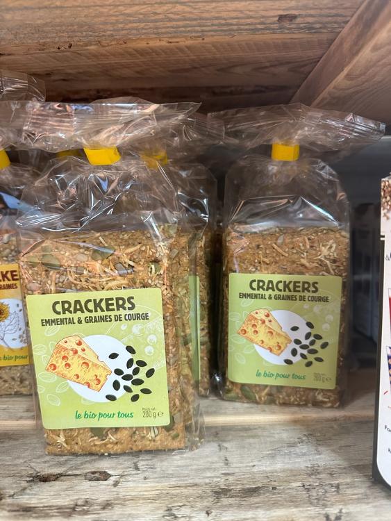 Crackers emmental courge - Bio pour tous