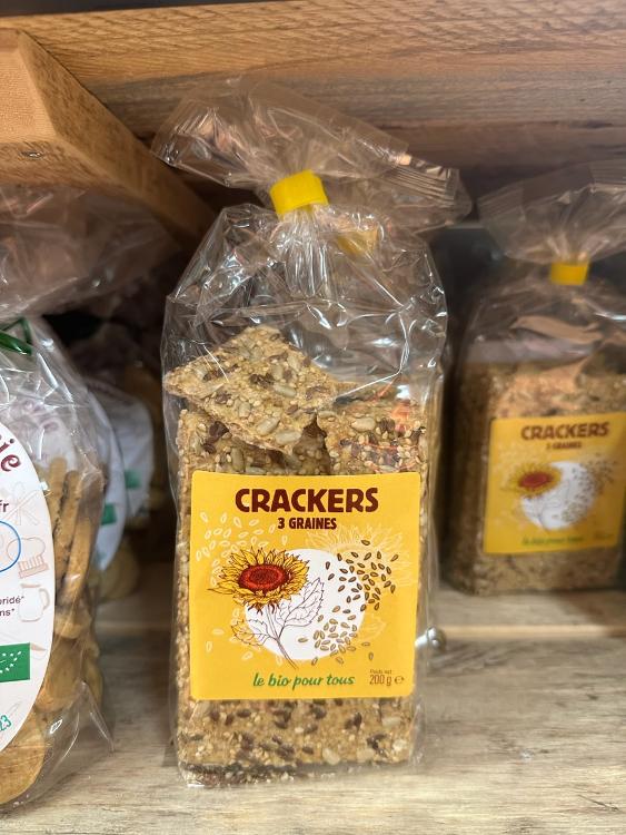 Crackers 3 graines - Le Bio Pour Tous