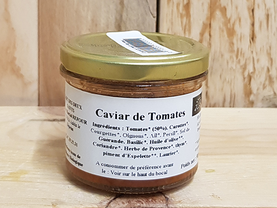 Caviar de tomates - 90gr - GAEC des 2 Saints