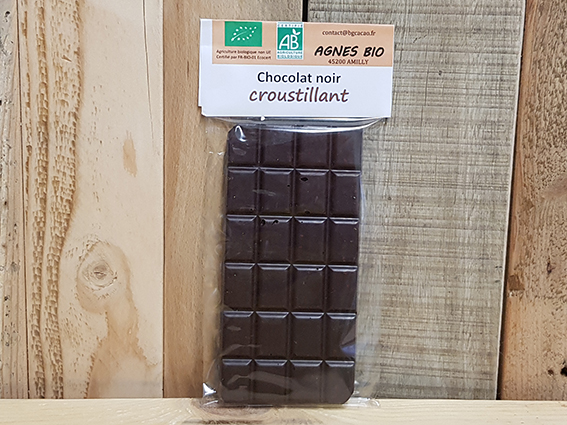 Chocolat noir croustillant - BG cacao