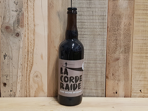 Bière Corde raide brune - 75 cl - Brasserie Barreau