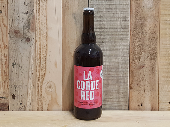 Bière La corde red - 75cl - Brasserie Barreau