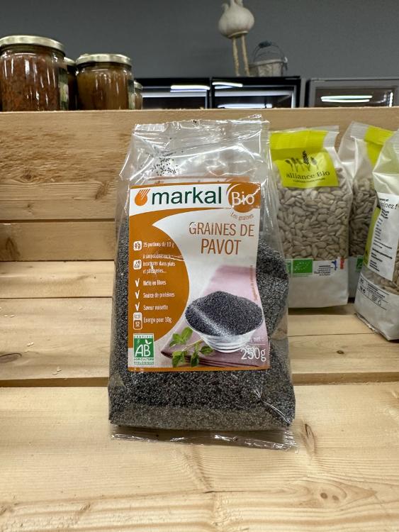 Graines de pavot - 250g - Markal