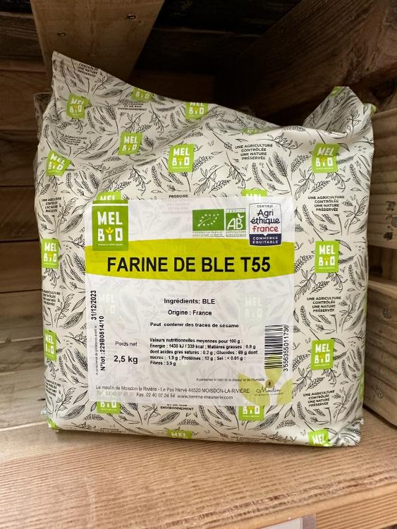 Farine de blé T55 - Biodis
