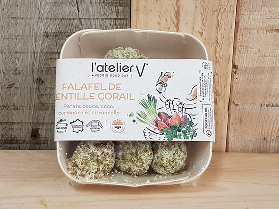 Falafels de lentille corail - X9 - L'atelier V