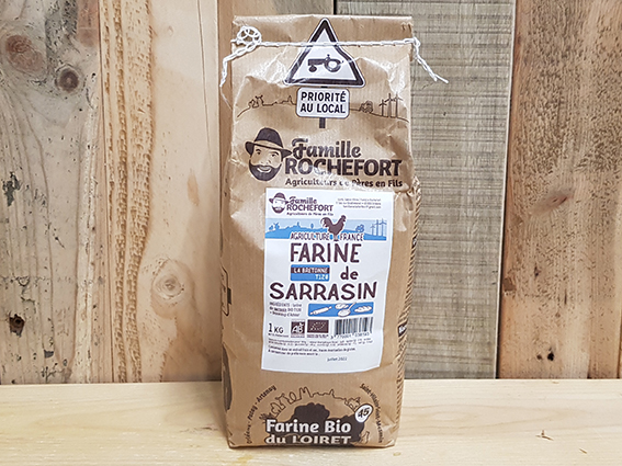 Farine sarrasin - 1kg -Famille Rochefort