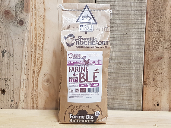 Farine de blé T150 - 1kg - Famille Rochefort