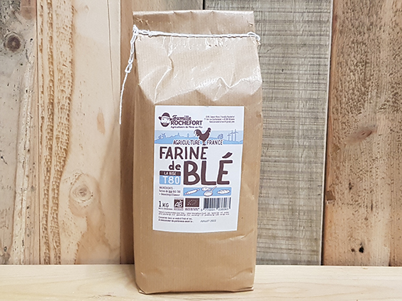 Farine de blé T80 - 1kg - Famille Rochefort
