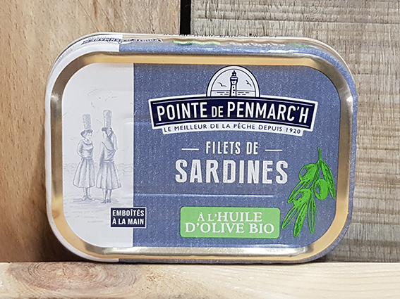 Filet sardines huile d'olive - Pointe de Penmarc'h