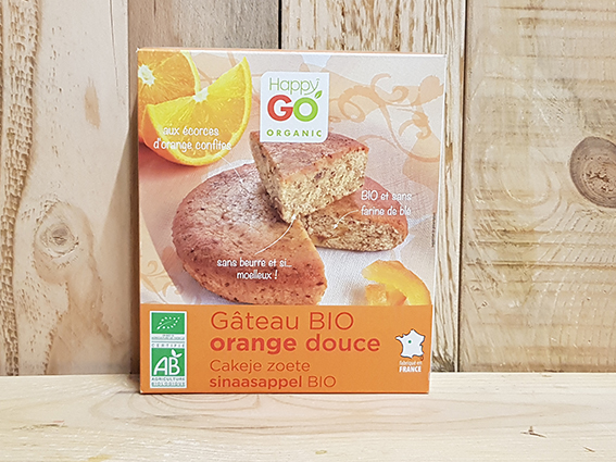 Moelleux orange douce - 170g - Happy go