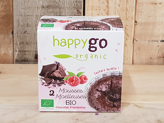 Mousse chocolat/framboise - Happy go