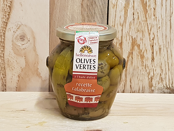 Olives vertes recette Calabraise - Bellenature