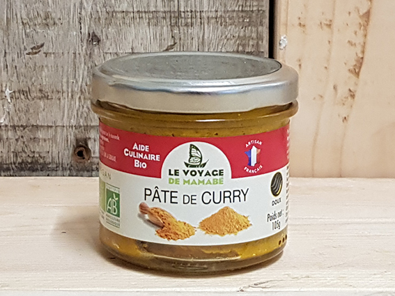Pâte de curry doux - 105 gr - Voyage de Mamabé