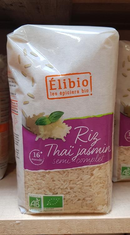 Riz Thaï 1/2 complet 1kg - ELIBIO
