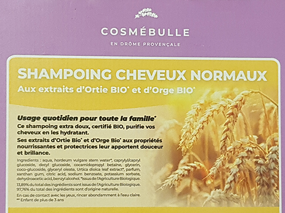 Shampoing cheveux normaux - vrac - bulle verte
