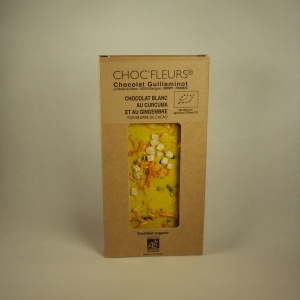 Chocolat Blanc au Curcuma 100g (Attention, 2 exemplaires disponibles)