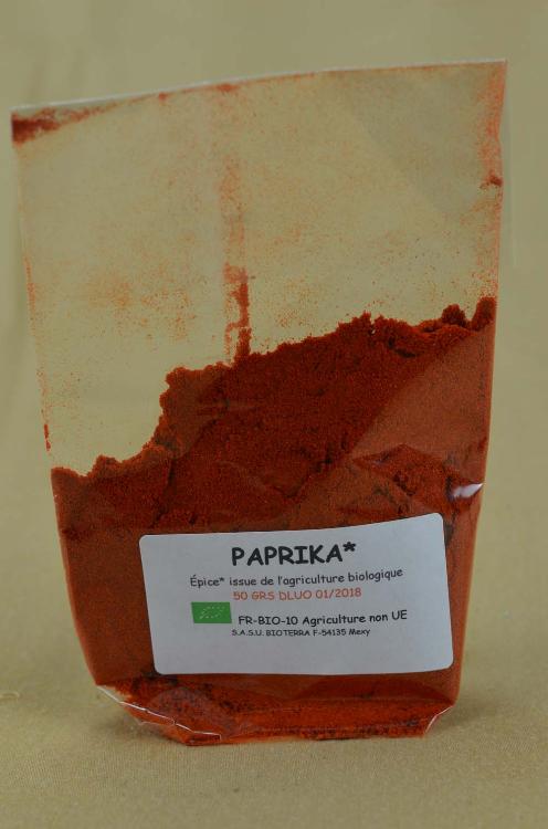 Paprika doux en poudre 40g