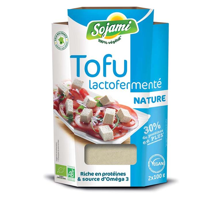 Tofu Lactofermenté Nature. 2 x 100g