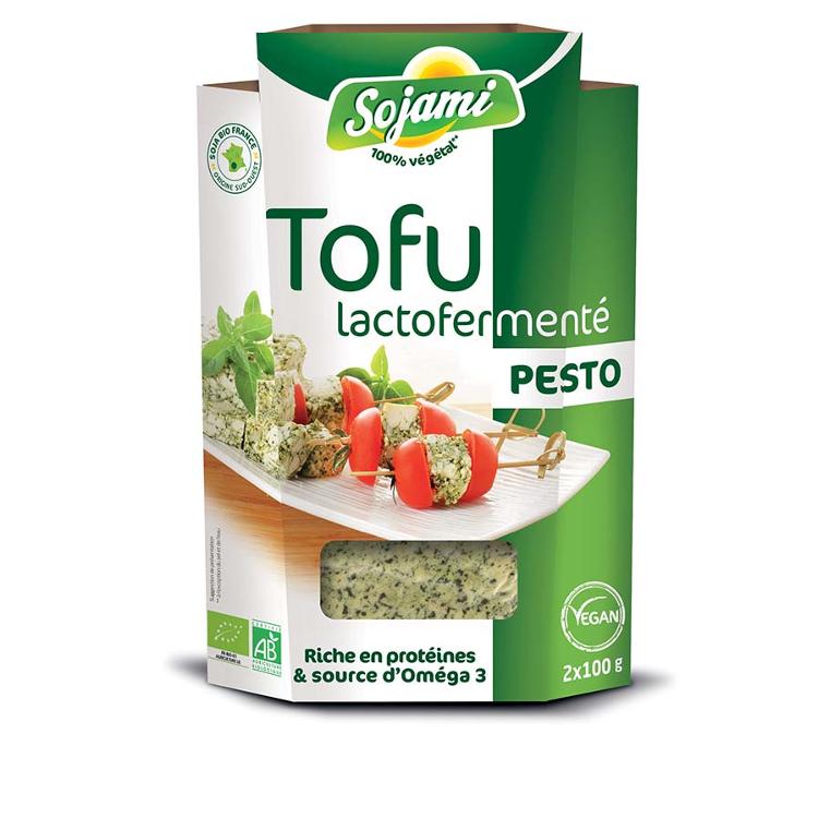 Tofu Lactofermenté "Pesto" 2 x 100g