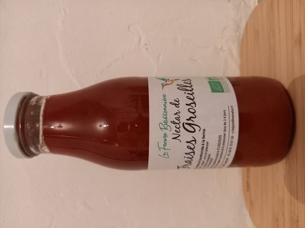 Nectar de fraises groseilles – 50cl