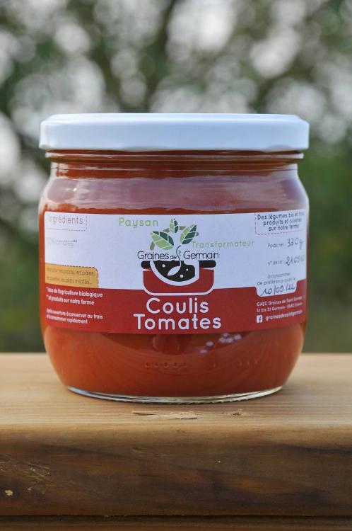 Coulis de tomates nature - 330g