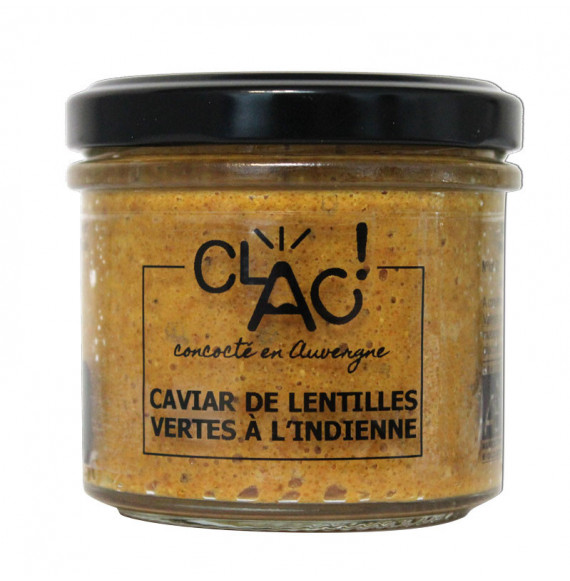 Caviar de Lentille verte à l'indienne