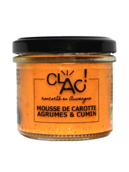 Mousse de carotte/agrume/cumin