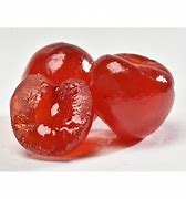 Fruits confits bigarreaux rouges
