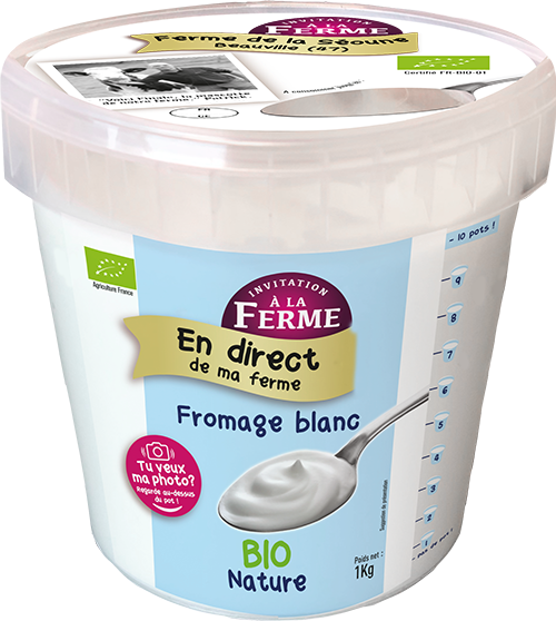 Fromage blanc BIO Nature en seau 1kg