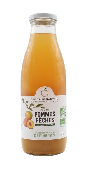 Jus pommes peches 75 cl