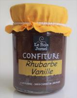 Confiture Rhubarbe-Vanille 120 gr