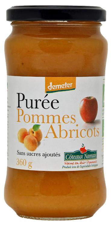 Purée Pommes Abricots France 360 gr
