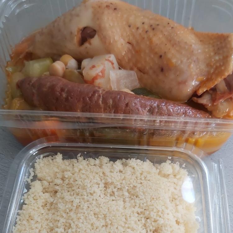 couscous  poulet/merguez de porc