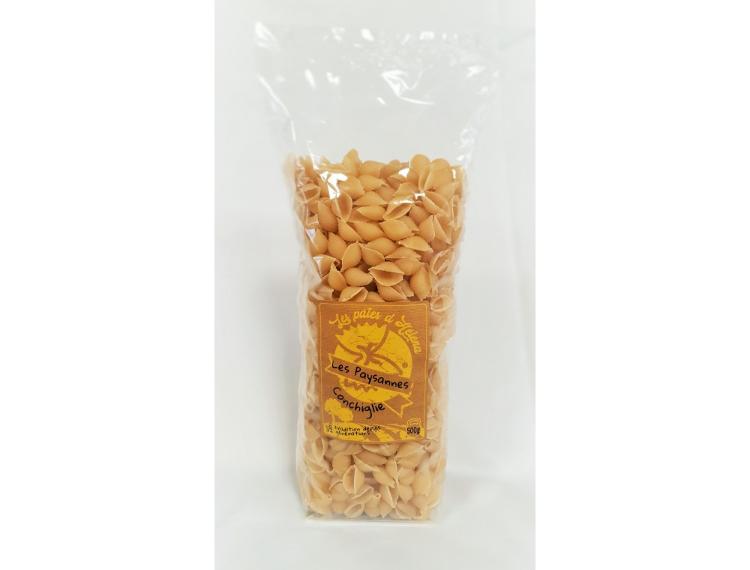 Pâtes Conchiglie - La Paysanne (au blé tendre) - 500 g